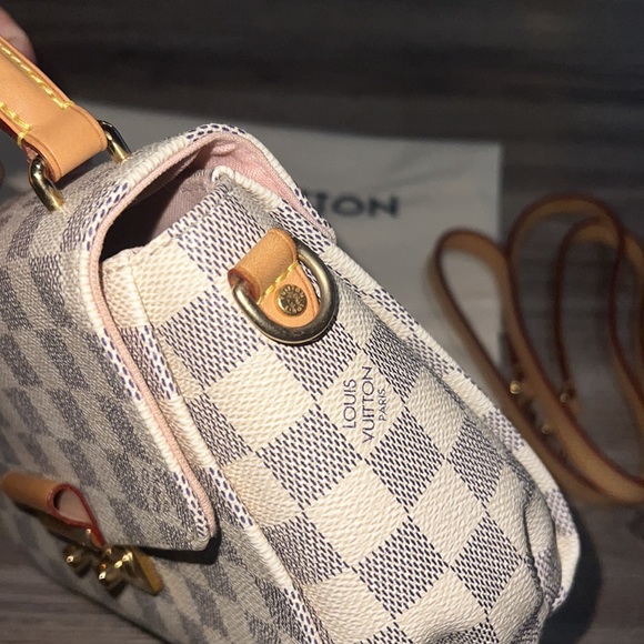 Authentic Louis Vuitton croisette in azur/pink interior - Picture 7 of 17